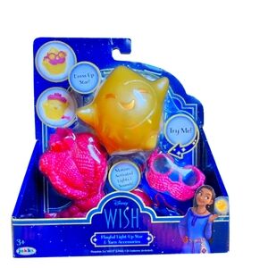 NIB DISNEY WISH PLAYFUL LIGHT UP STAR & YARN ACCESSORIES
